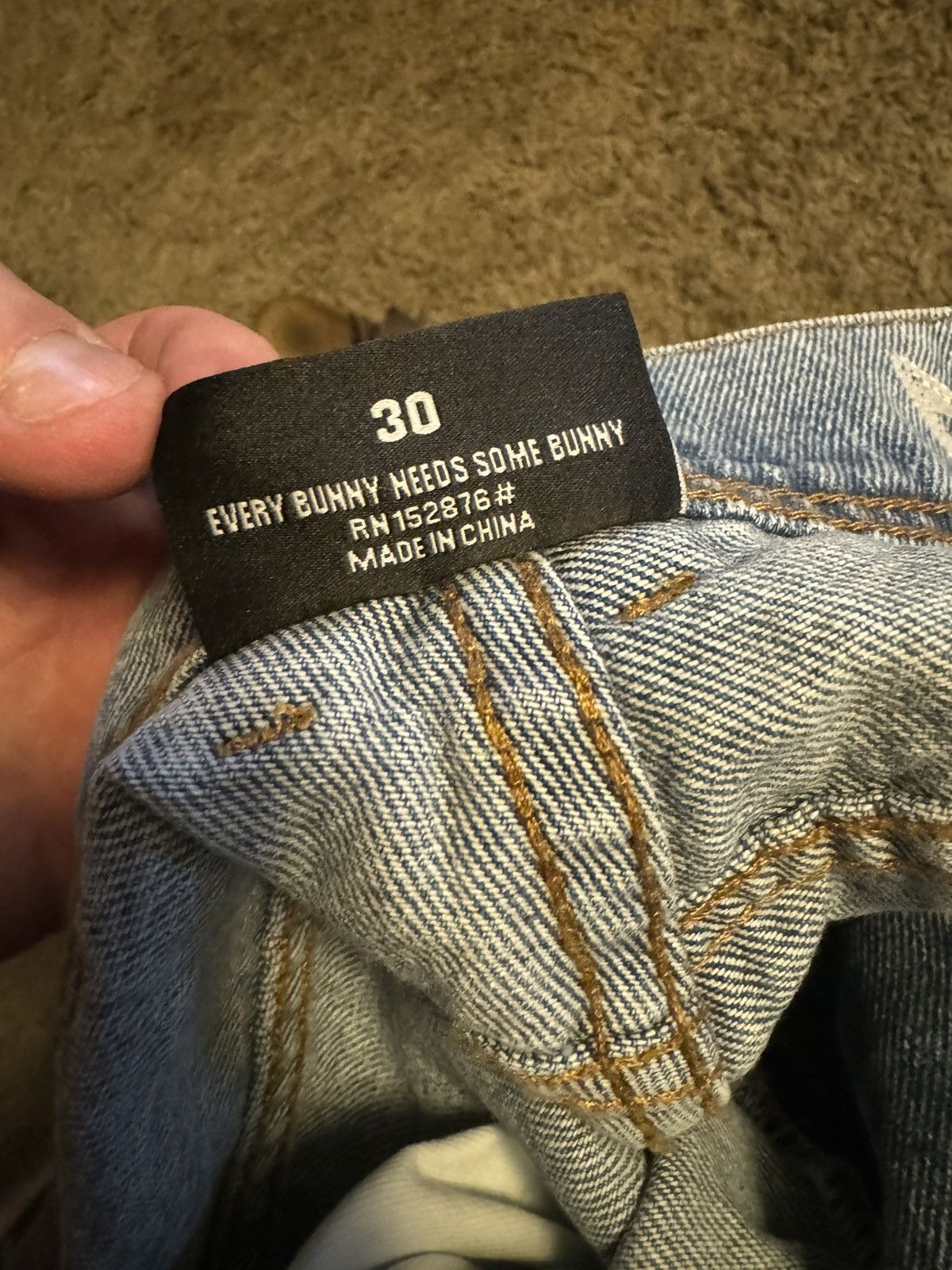 Playboy × Pleasures Pleasures Playboy Denim Jeans Size US 30 / EU 46 - 7 Thumbnail