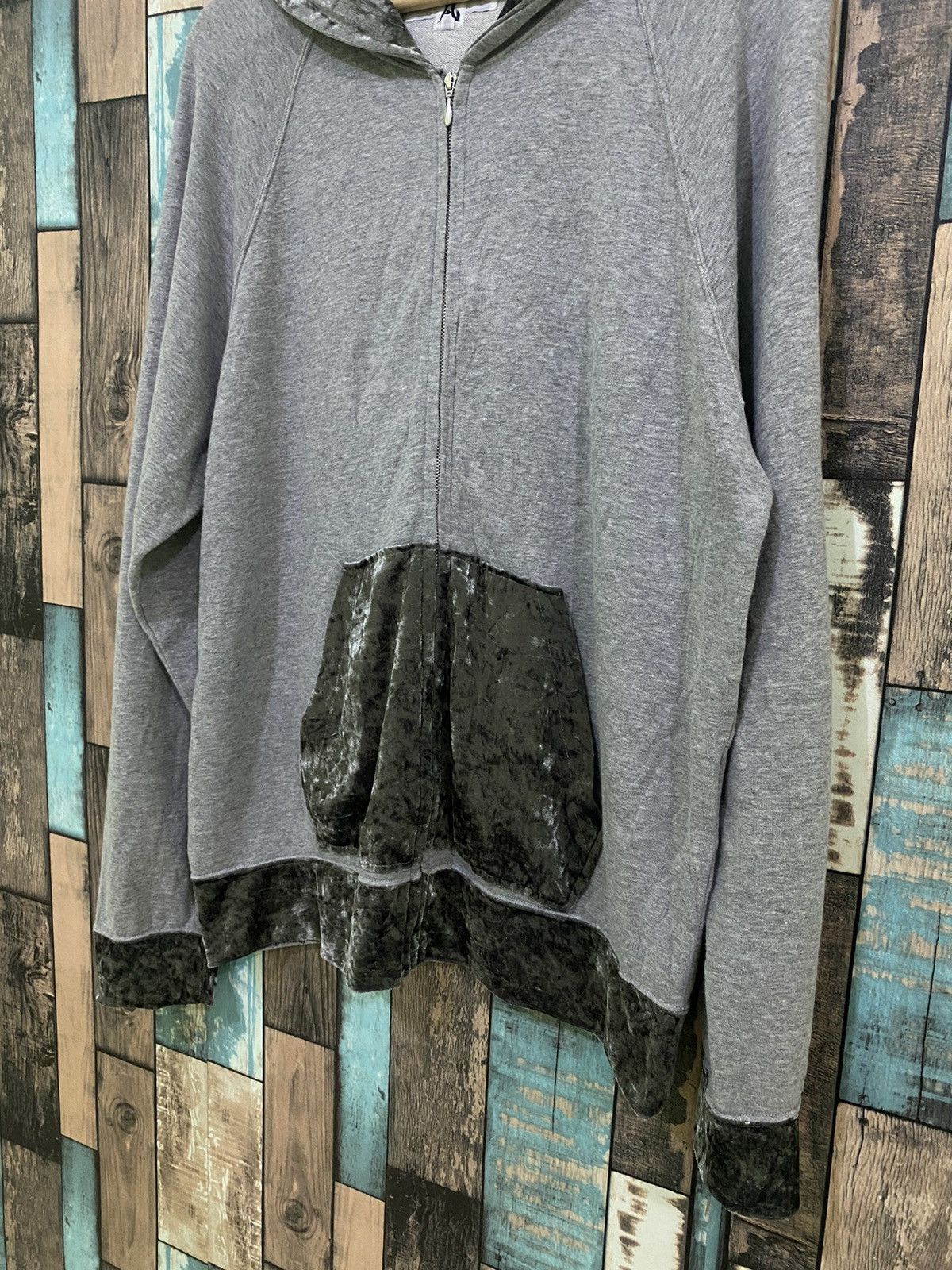 Needles Vintage Nepenthes by Needles Velvet Hoodie Sweater Size US M / EU 48-50 / 2 - 7 Thumbnail