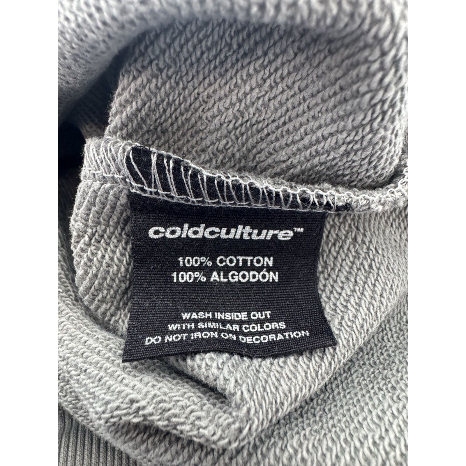 Other Cold Culture Down To Luck Hoodie Smoke Grey Medium NWT Size US M / EU 48-50 / 2 - 3 Thumbnail