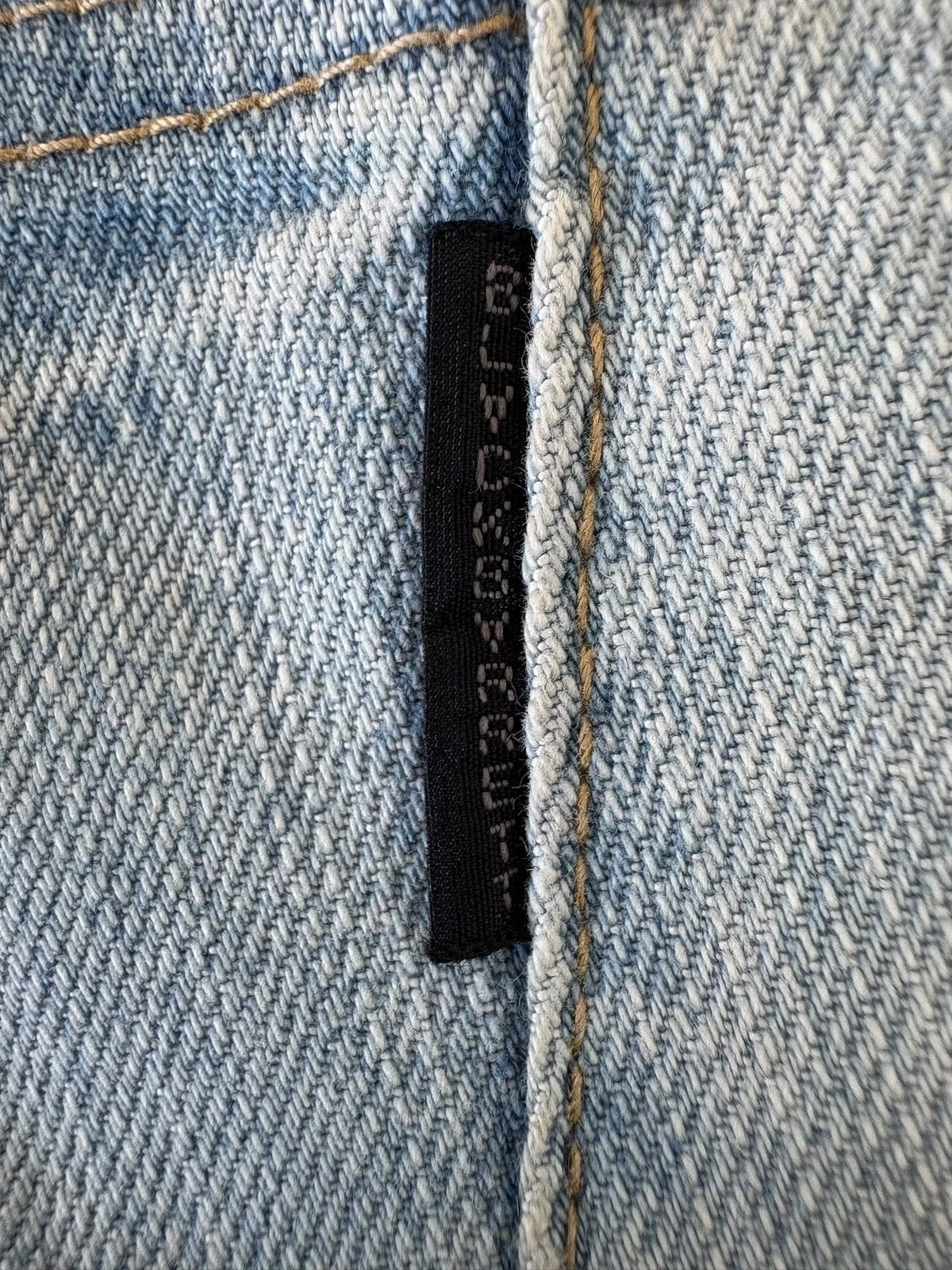 Black Barrett Vintage Japanese Black Barrette Light Mud Wash Distres Jeans Size US 34 / EU 50 - 7 Thumbnail