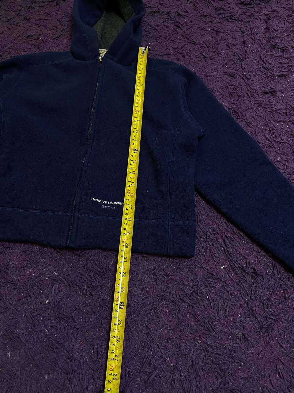 Burberry vintage crazy Y2K hoodie zip blue Thomas Burberry streetwear Size US S / EU 44-46 / 1 - 16 Thumbnail