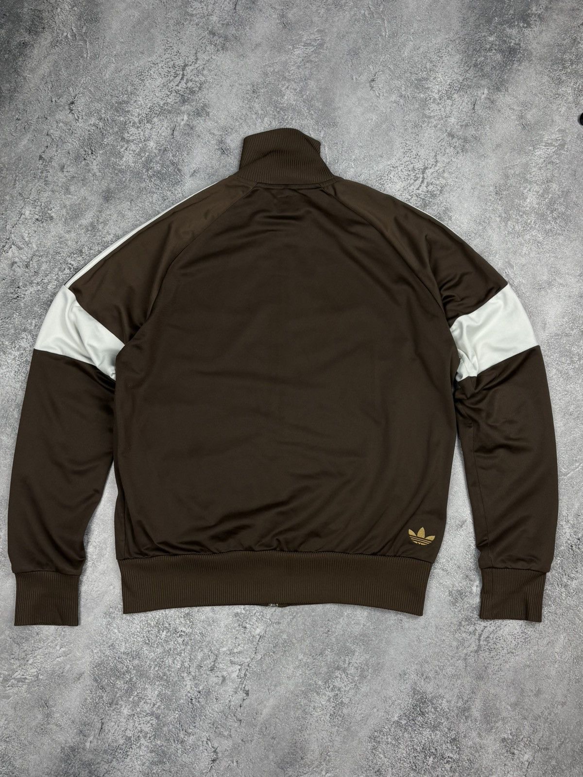 Adidas Vintage Adidas Y2K brown retro sport jacket hoodie Size US M / EU 48-50 / 2 - 5 Thumbnail