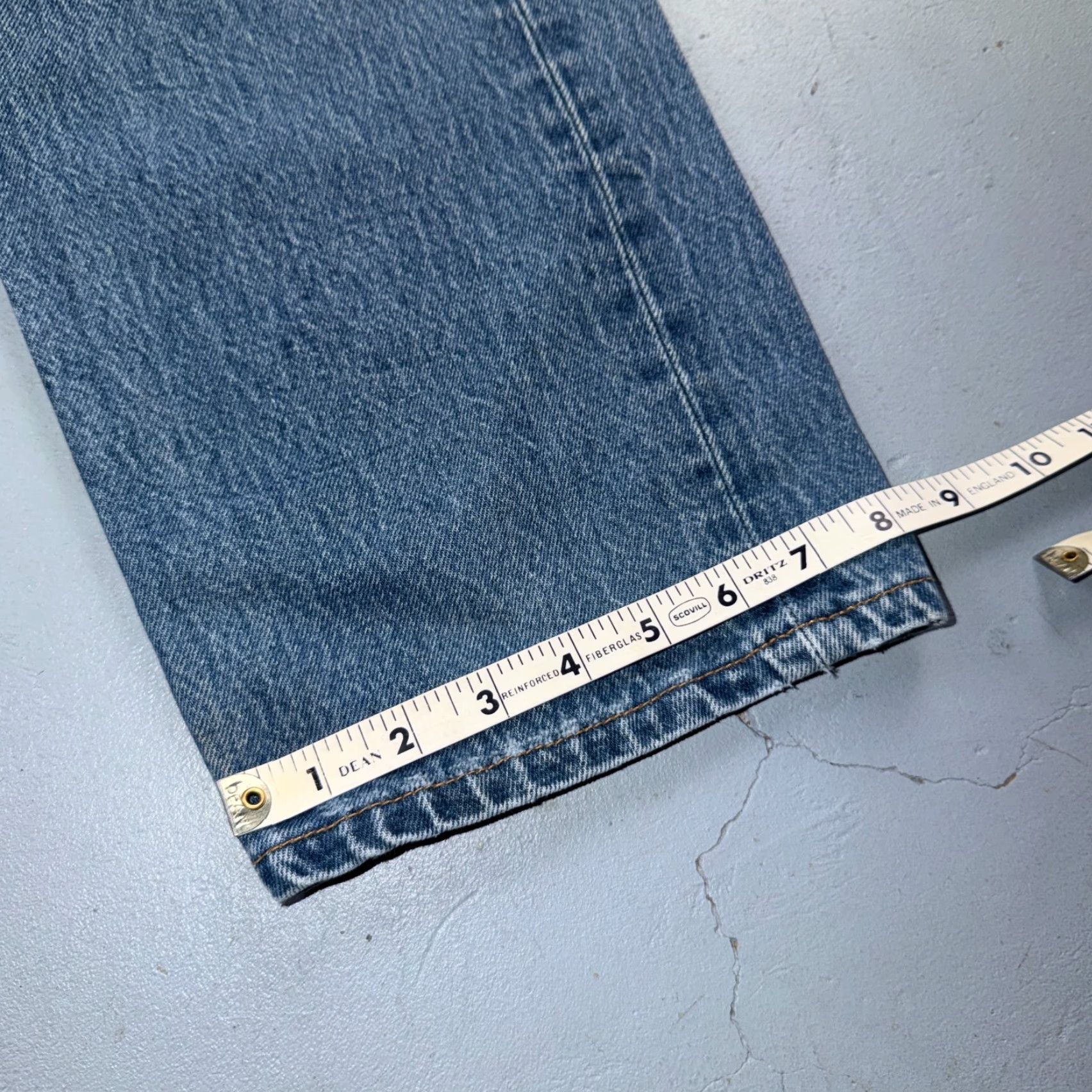Levi's VINTAGE Levi's 501 Jeans Men 38 Regular Blue Light Wash 90s USA Straight 5-Pocket Denim Cotton Button Closure Size US 38 / EU 54 - 5 Thumbnail