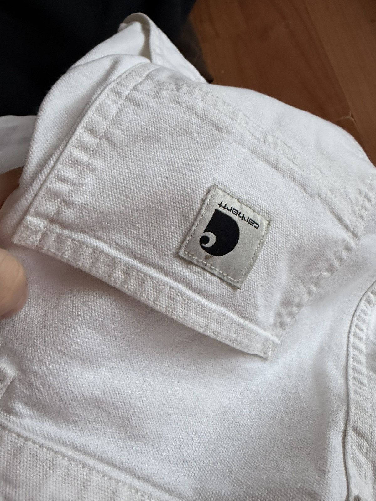 Carhartt Carhartt WIP White Pants Workwear Fit Minimal Vintage Size 28" / US 6 / IT 42 - 3 Thumbnail