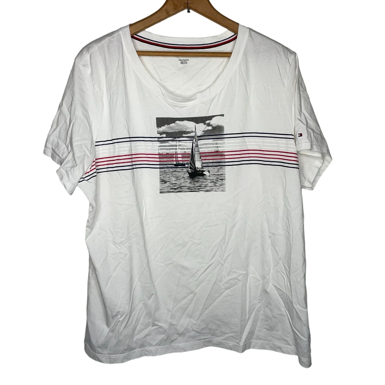 Tommy Hilfiger Tommy Hilfiger Sailboat Crewneck Size US XXL / EU 58 / 5 - 1 Thumbnail