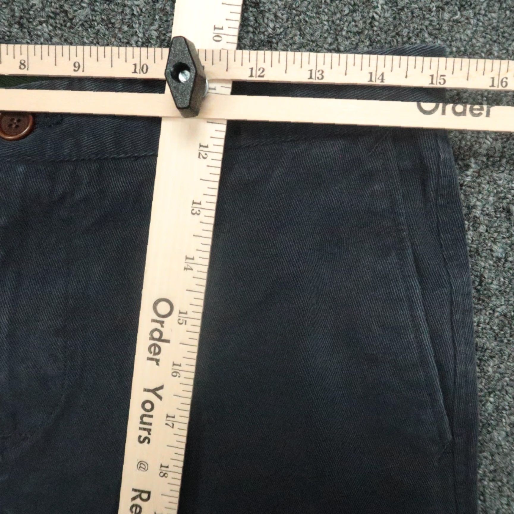 Lacoste Vintage Lacoste Men's Pants 30x32 Blue Cotton Regular Fit Flat Front Straight Trousers Size US 30 / EU 46 - 7 Thumbnail