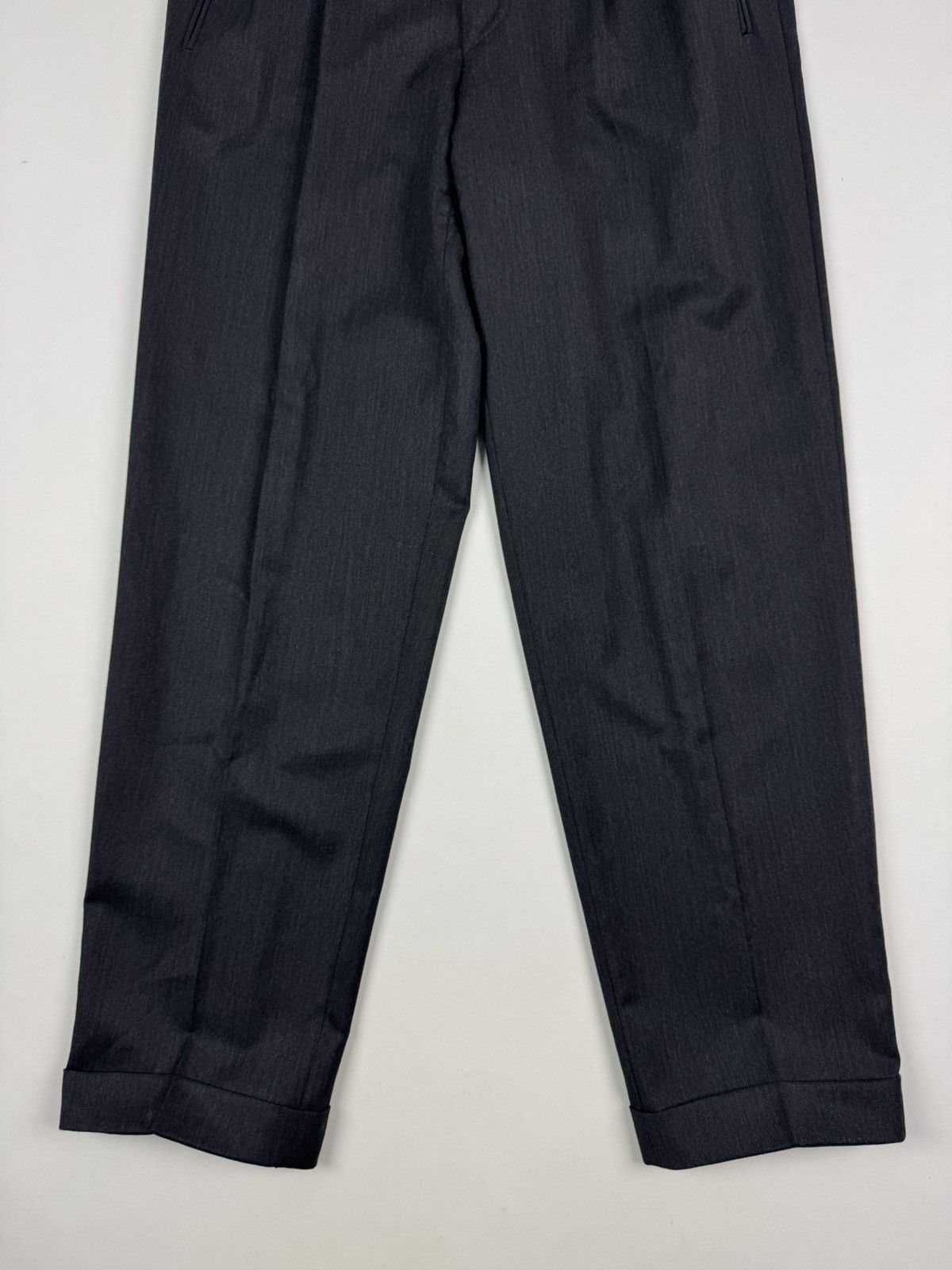 Yves Saint Laurent 1990’s Vintage YSL Yves Saint Laurent Classic Wool Trousers Size US 32 / EU 48 - 4 Thumbnail