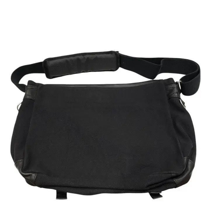 Yohji Yamamoto Yohji Yamamoto Ys Canvas & Leather Joint Messager Bag Size ONE SIZE - 4 Thumbnail