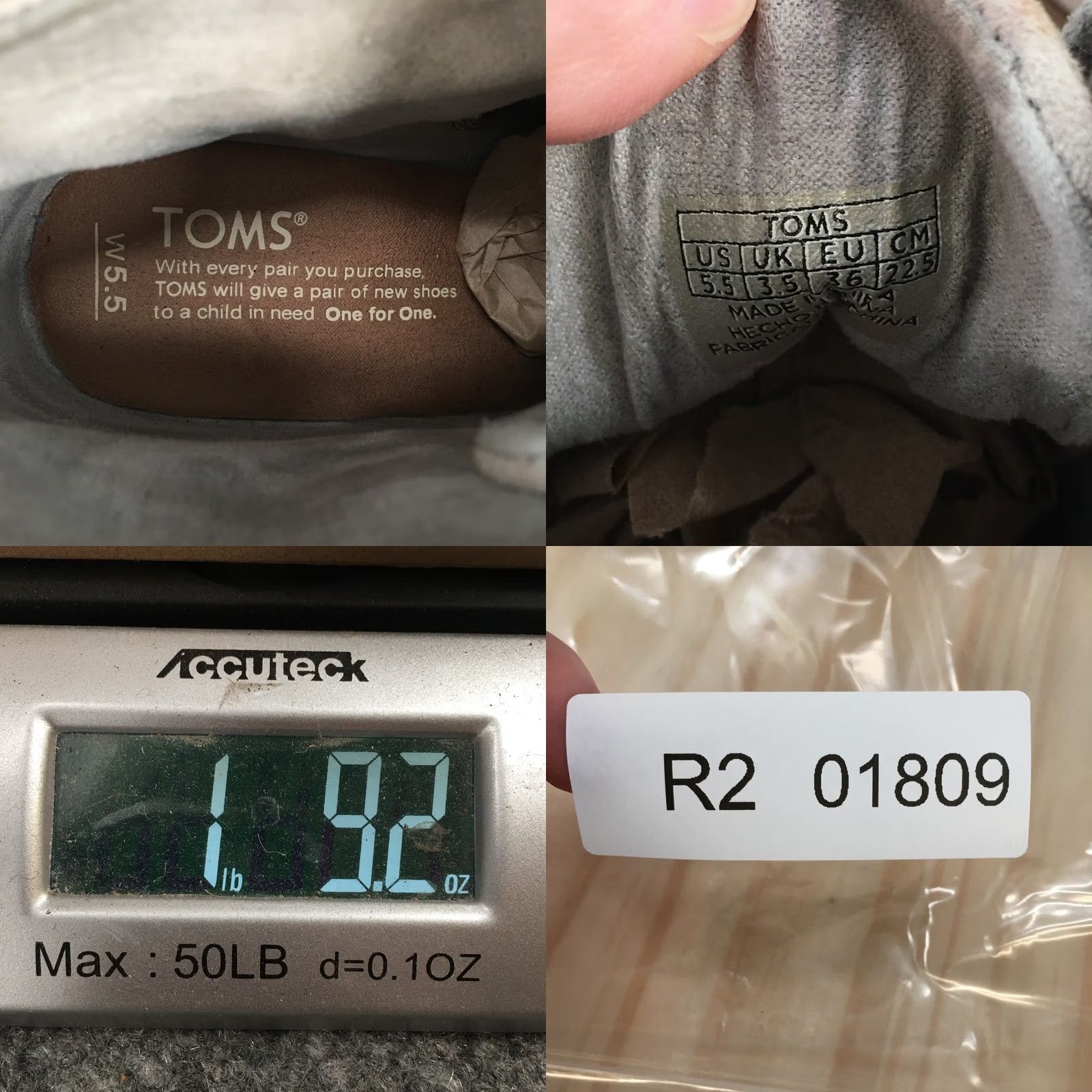 Toms TOMS Boots Womens 5.5 Desert Wedge Ankle Boot Gray Suede Leather Lace Up Casual Size US 6 / IT 36 - 10 Thumbnail