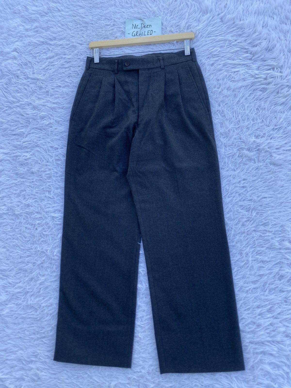 Comme des Garcons Rare Vintage Comme Des Garcons Homme Wool Pants Size US 28 / EU 44 - 3 Thumbnail