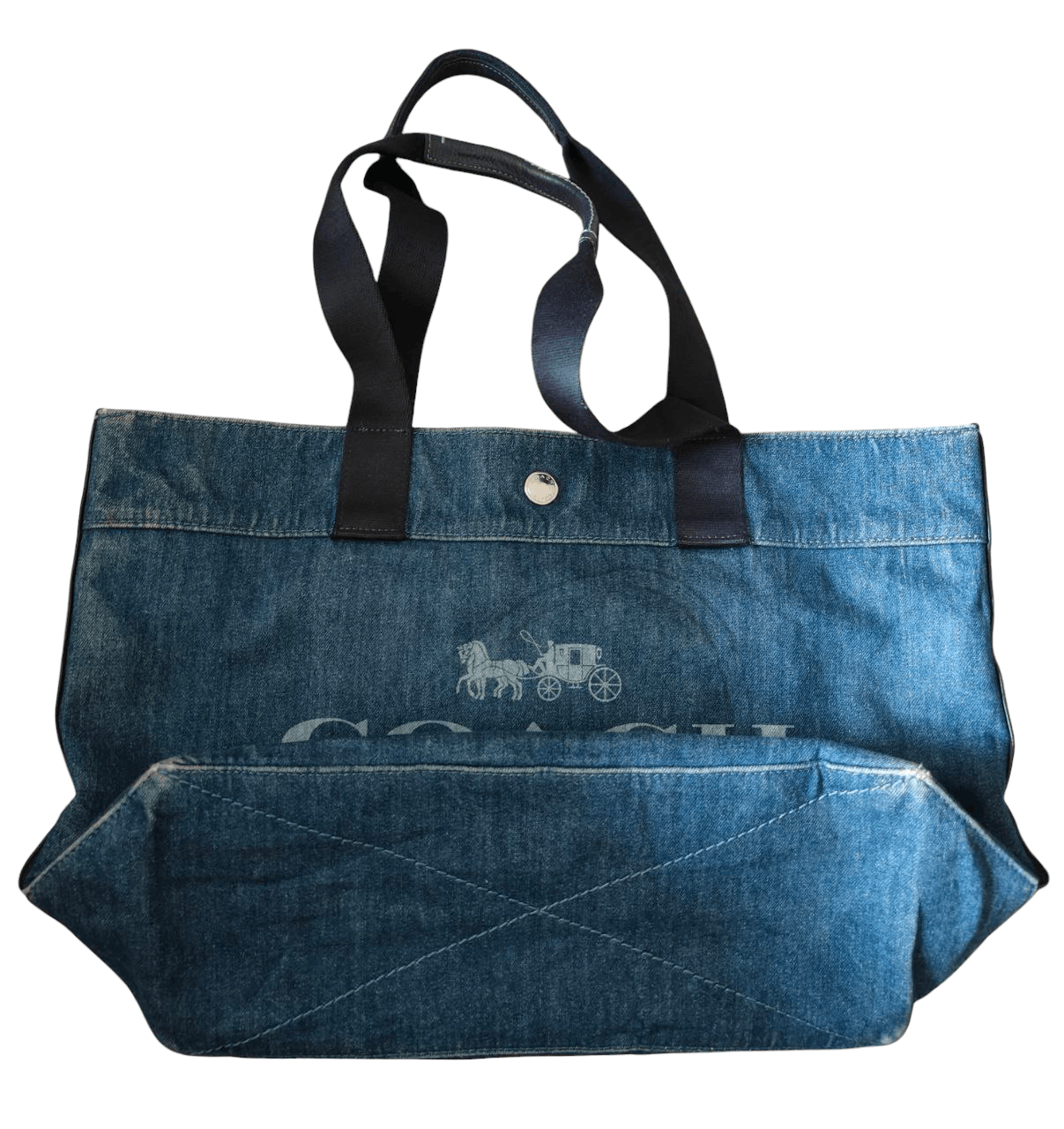 Coach Coach Denim Tote Bag Size ONE SIZE - 7 Thumbnail