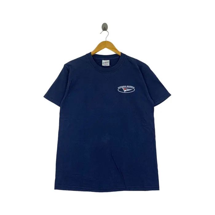 Vintage Vintage 90’ HAYAMA MARINA YACHT CLUB Sailing Tee Shirt Size US M / EU 48-50 / 2 - 1 Thumbnail
