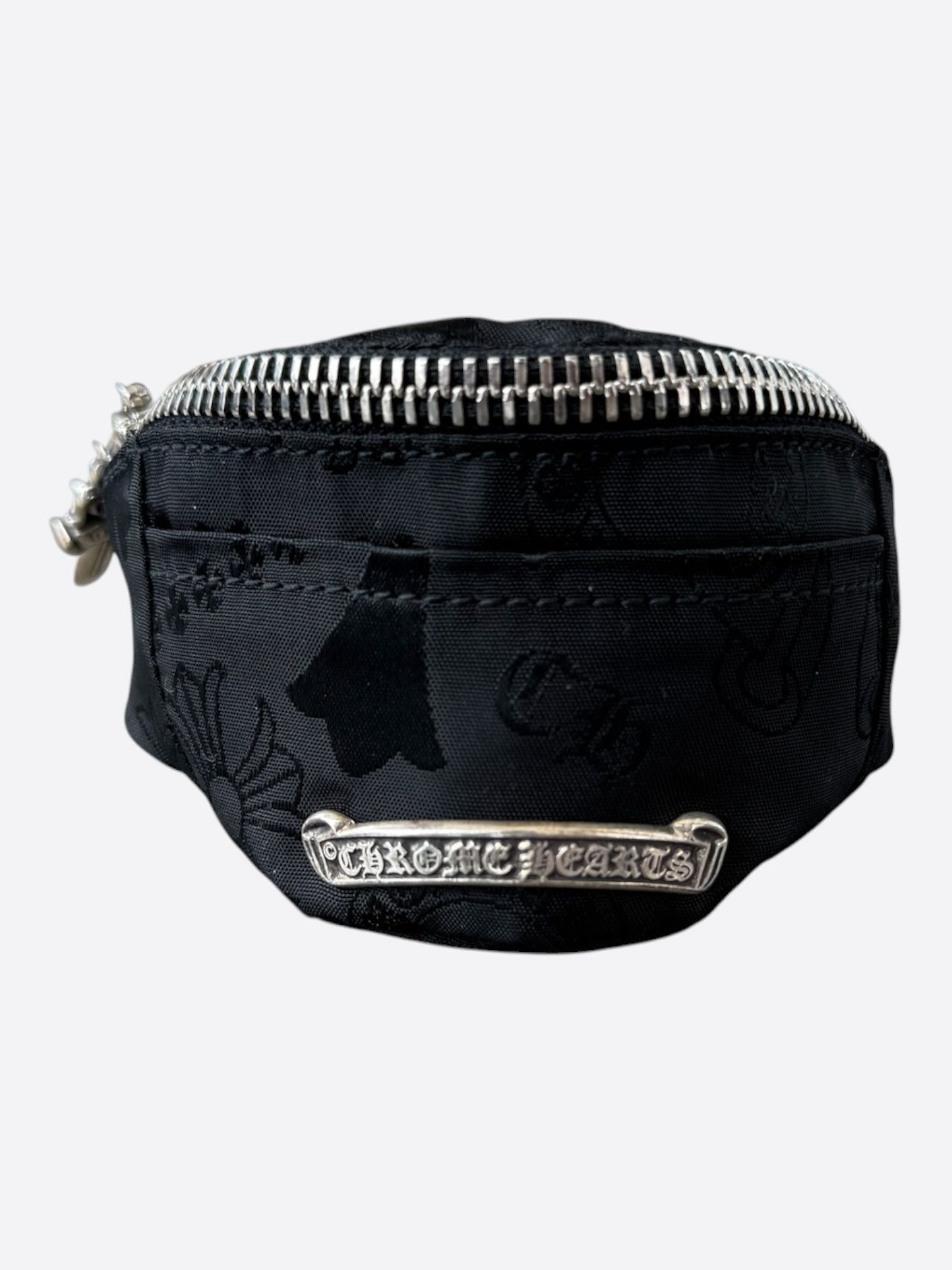 Chrome Hearts Chrome Hearts Black Stencil Nylon Wrist Bag Size ONE SIZE - 1 Thumbnail