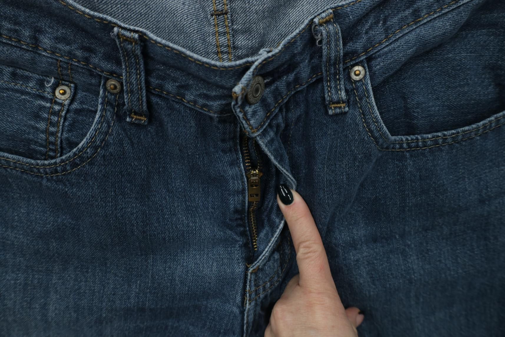 Levi's Vintage Y2K Levis 527 Slim Flared Bootcut Denim Jeans Blue Size US 34 / EU 50 - 6 Thumbnail