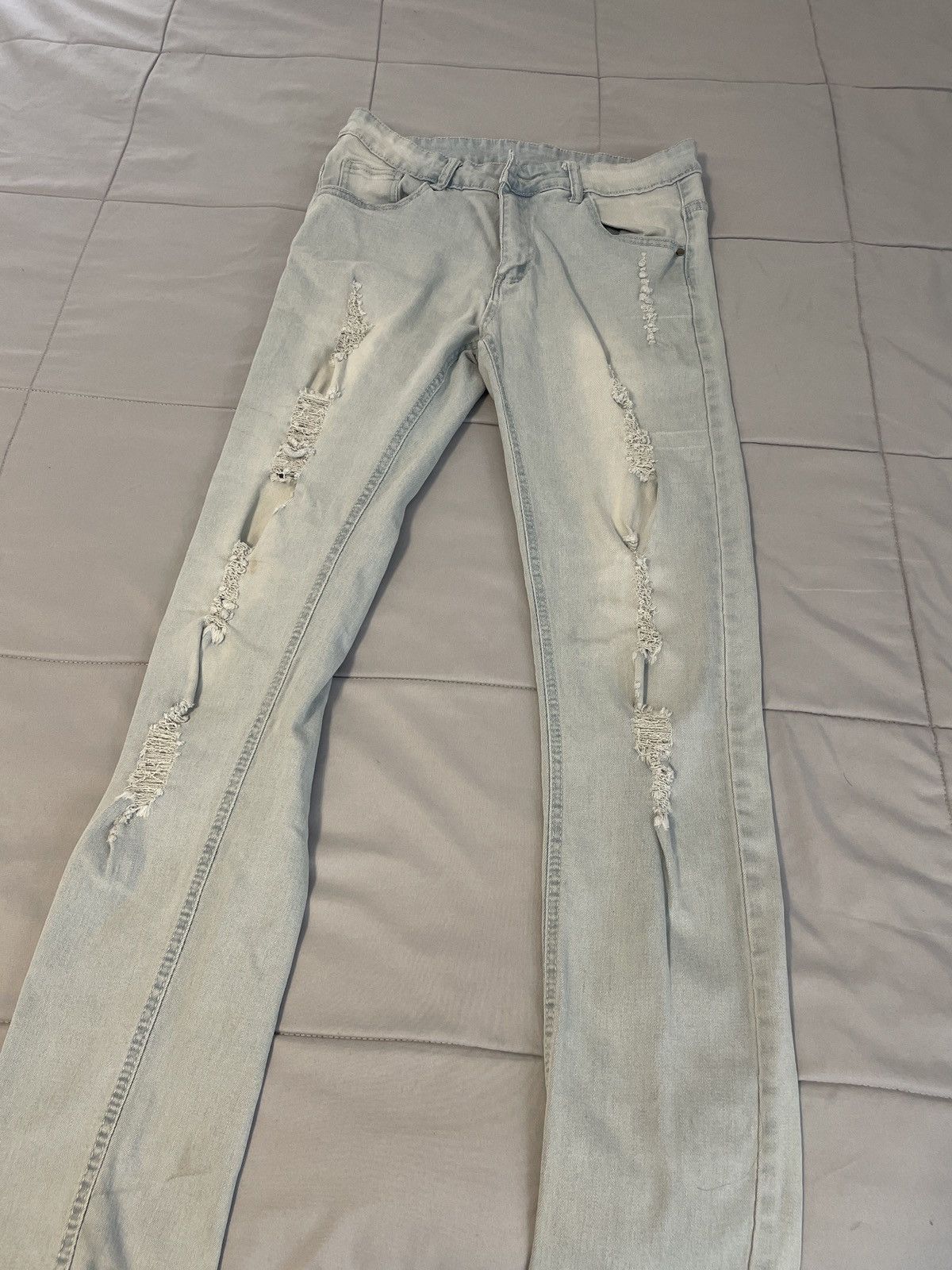 Jean Ripped Jeans Tight Size US 29 - 2 Thumbnail
