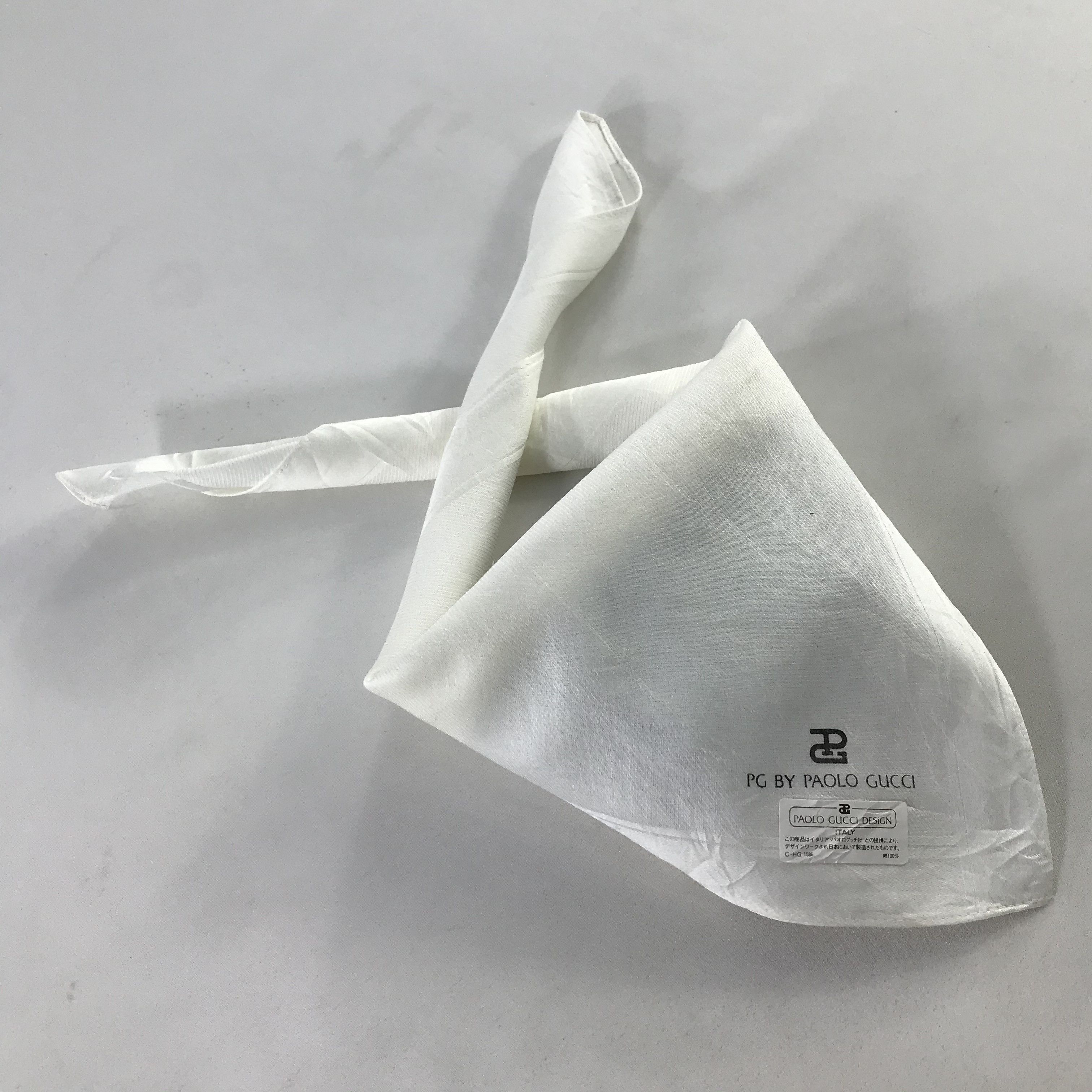 Paolo Gucci × Vintage Paolo Gucci Bandana / Handkerchief / Neckerchief - S1035 Size ONE SIZE - 4 Thumbnail