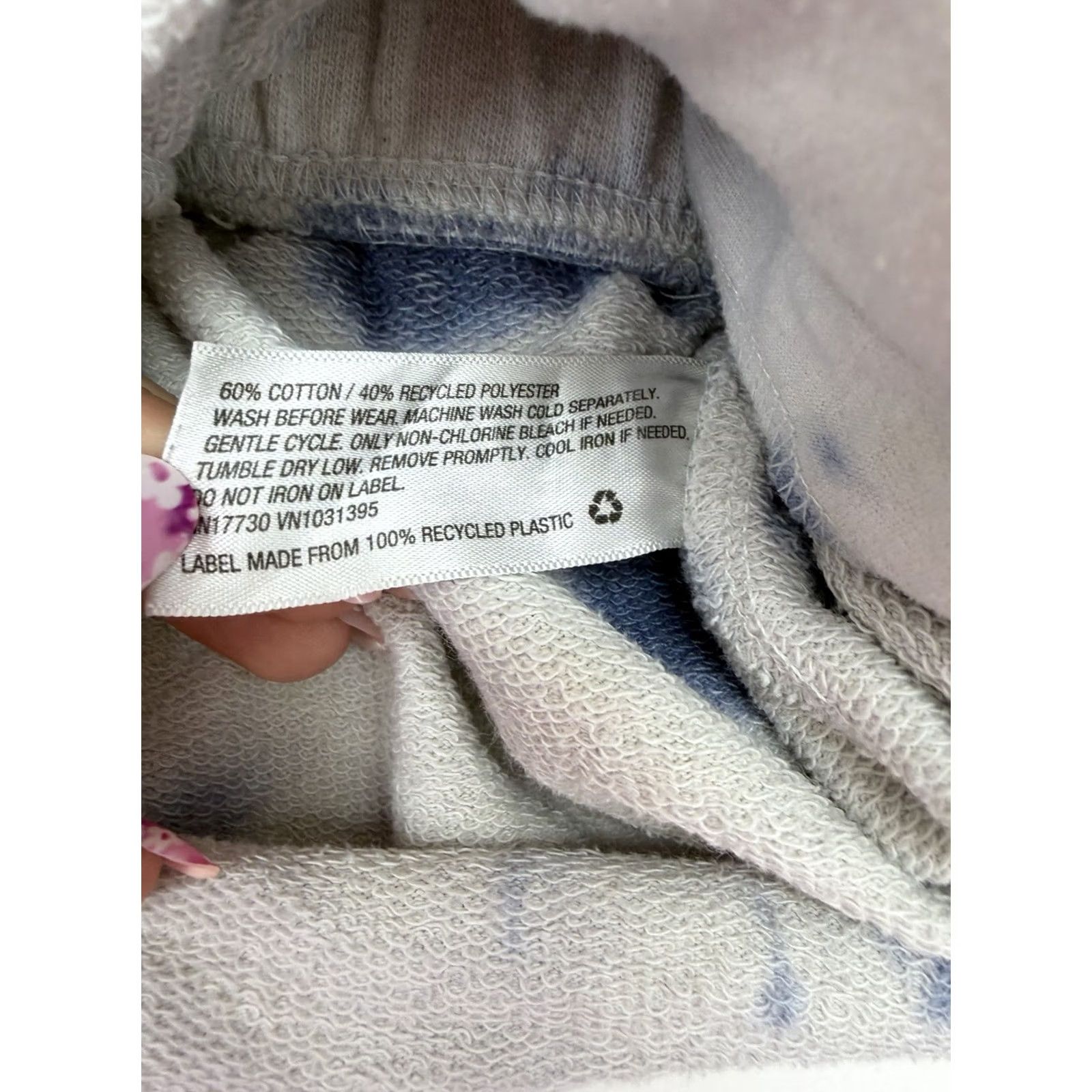 Vintage Universal Threads Womens Shorts XL White Blue Tie Dye Drawstring Activewear Regular Fit Size 40" / US 18 - 5 Thumbnail
