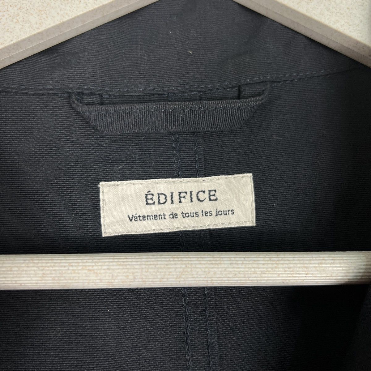 Edifice Japan 🔥 EDIFICE JAPAN INDIGO SHAWL COLAR CHORE JACKET MADE JAPAN Size US M / EU 48-50 / 2 - 15 Thumbnail