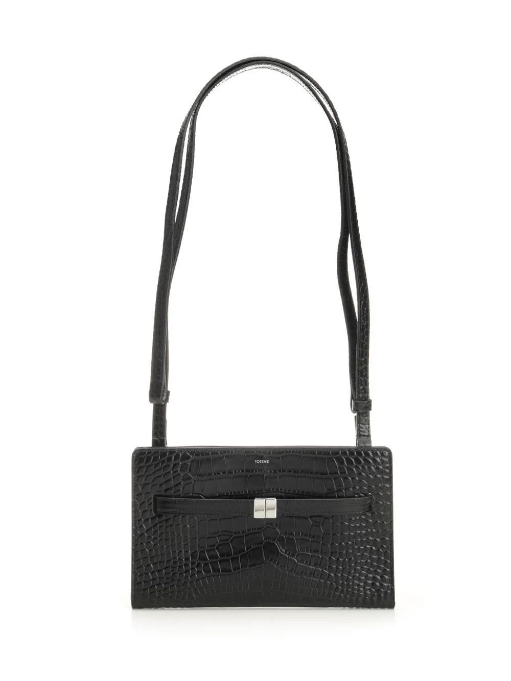 Toteme os11x0826 Size: OS / Embossed Belted Crossbody Bag in Black Size ONE SIZE - 1 Thumbnail
