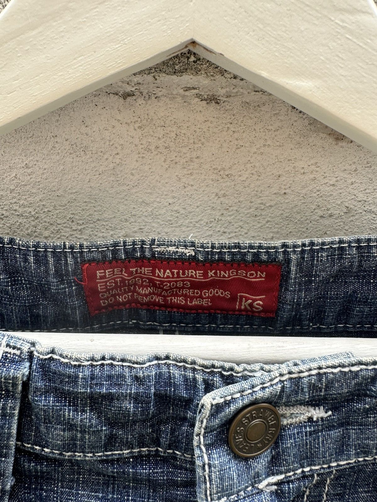 If Six Was Nine × Japanese Brand × Tornado Mart Flare Jeans KINGSON BOSS01 Size US 32 / EU 48 - 4 Thumbnail