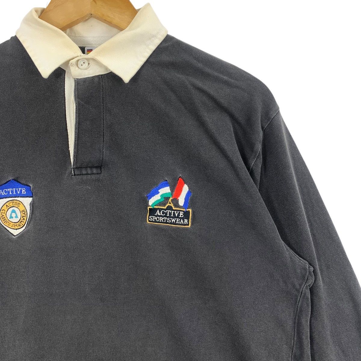 Other Vintage 90’ ACTIVE SPORTSWEAR SWISS Rugby Crest Tee Shirt Size US M / EU 48-50 / 2 - 5 Thumbnail