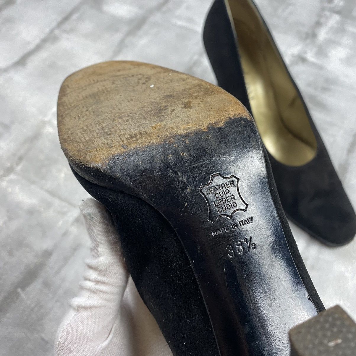 Yves Saint Laurent Very Rare!!! Archive Yves Saint Laurent Vintage Black Heels Size US 8 / IT 38 - 7 Thumbnail