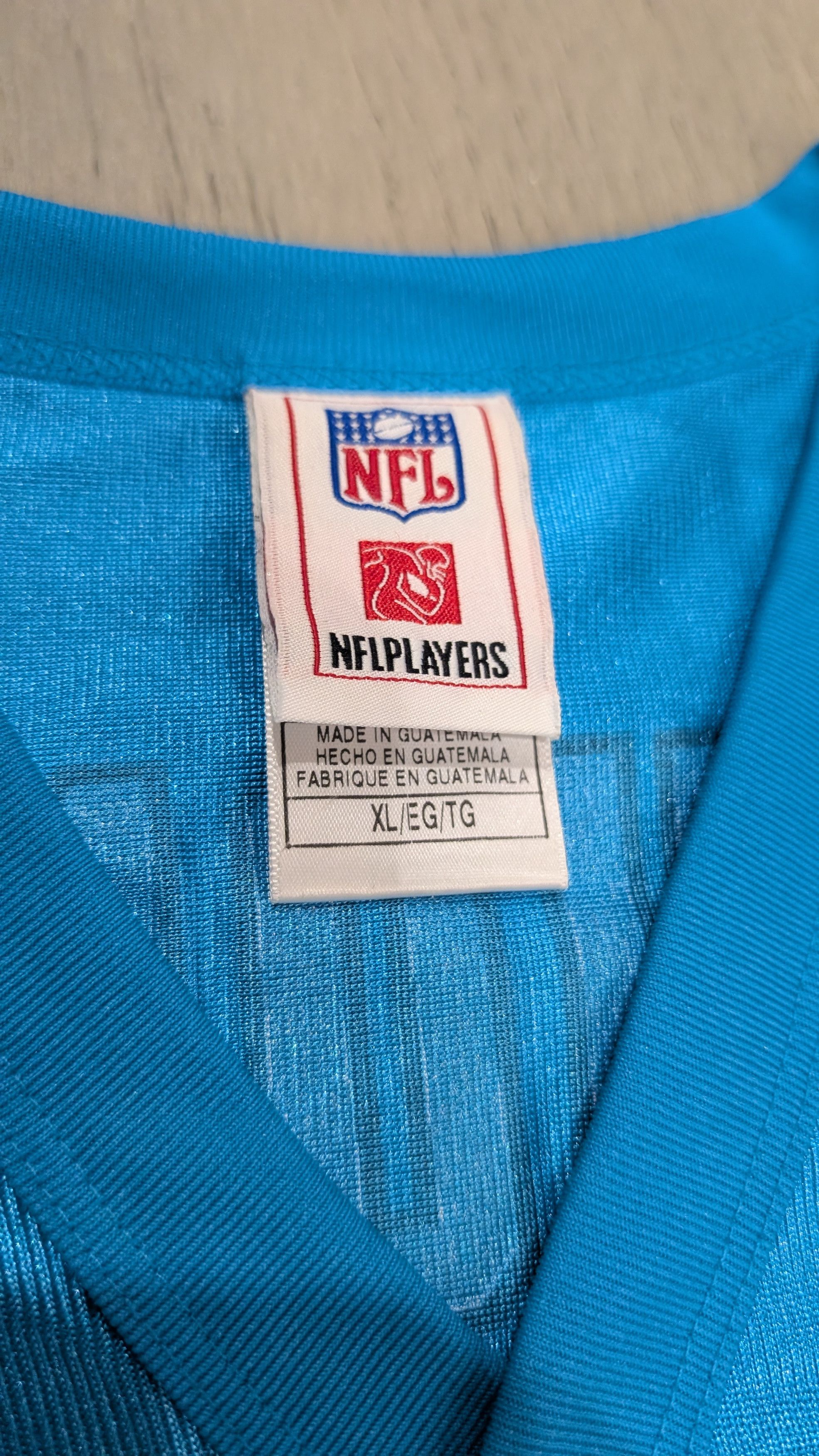 NFL Retro Jake Delhomme NFL Player's Carolina Panthers Jersey Size US XL / EU 56 / 4 - 2 Thumbnail