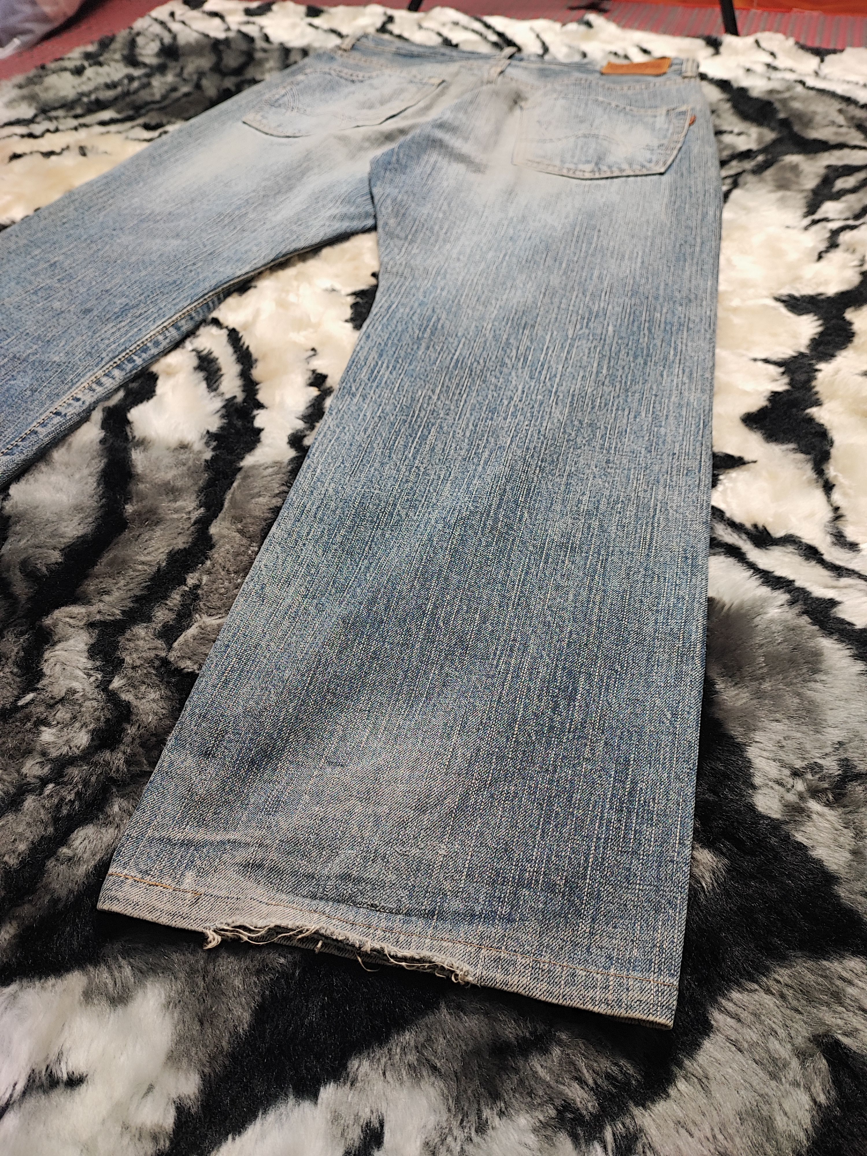 Edwin × Japanese Brand Edwin Jeans Selvedge 505Z Redline Size US 33 - 13 Thumbnail