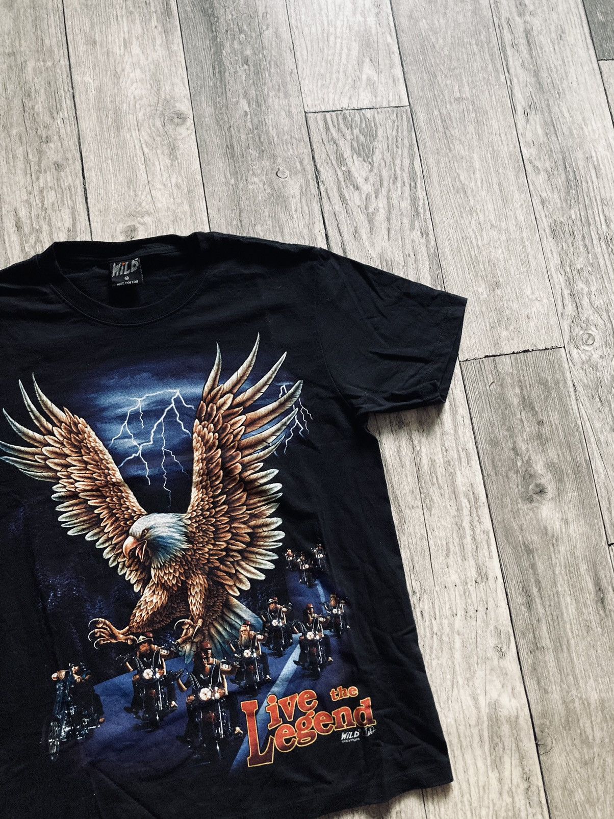Vintage Vintage wild motor racing Harley eagle tshirt tee tshirt M Size US M / EU 48-50 / 2 - 4 Thumbnail