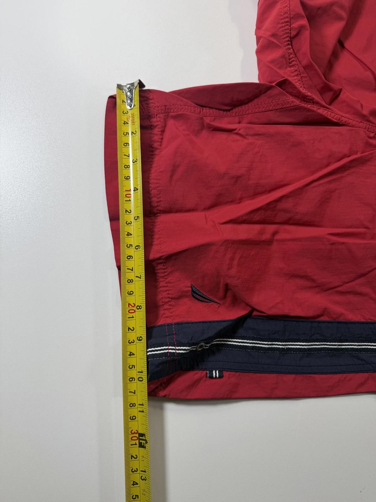 Nautica Nautica Red Swim Shorts with Side Stripe M Size US 34 / EU 50 - 9 Thumbnail