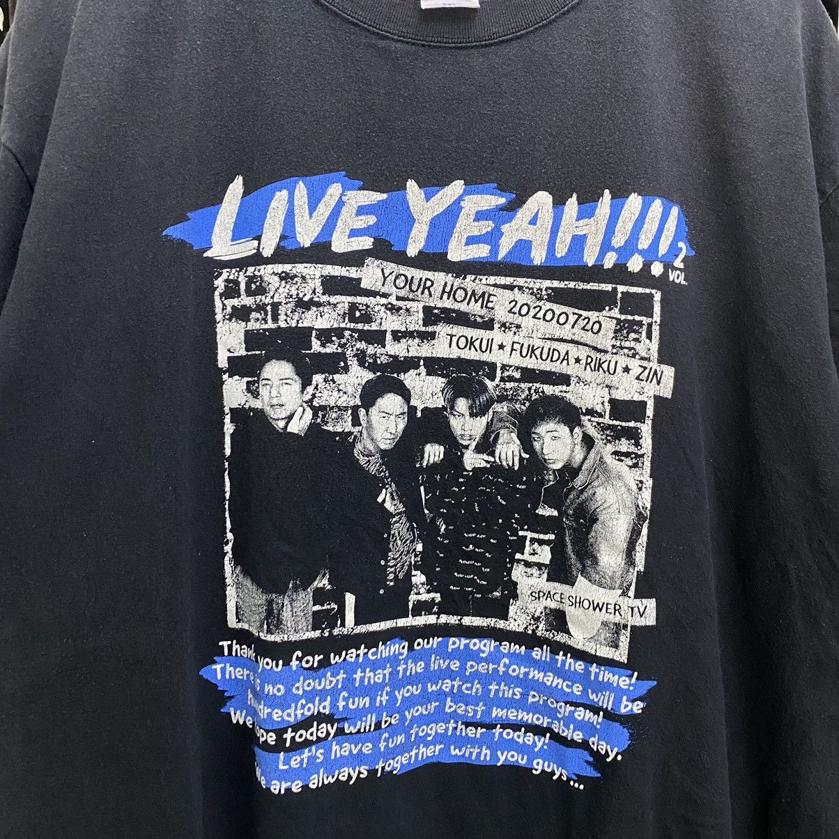 Band Tees × Vintage Vintage Live Yeah Your Home Japan Band Tshirt❗️ Size US XL / EU 56 / 4 - 4 Thumbnail