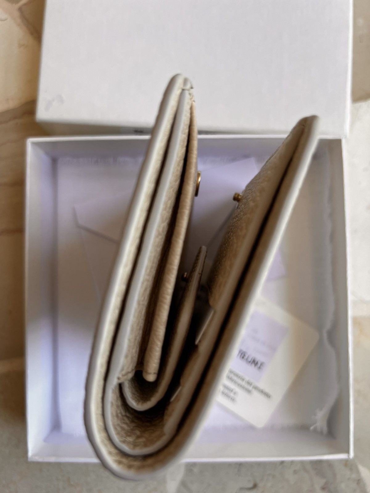 Maison Margiela Maison Margiela Leather Wallet Beige grain 11 cards holder Size ONE SIZE - 22 Thumbnail