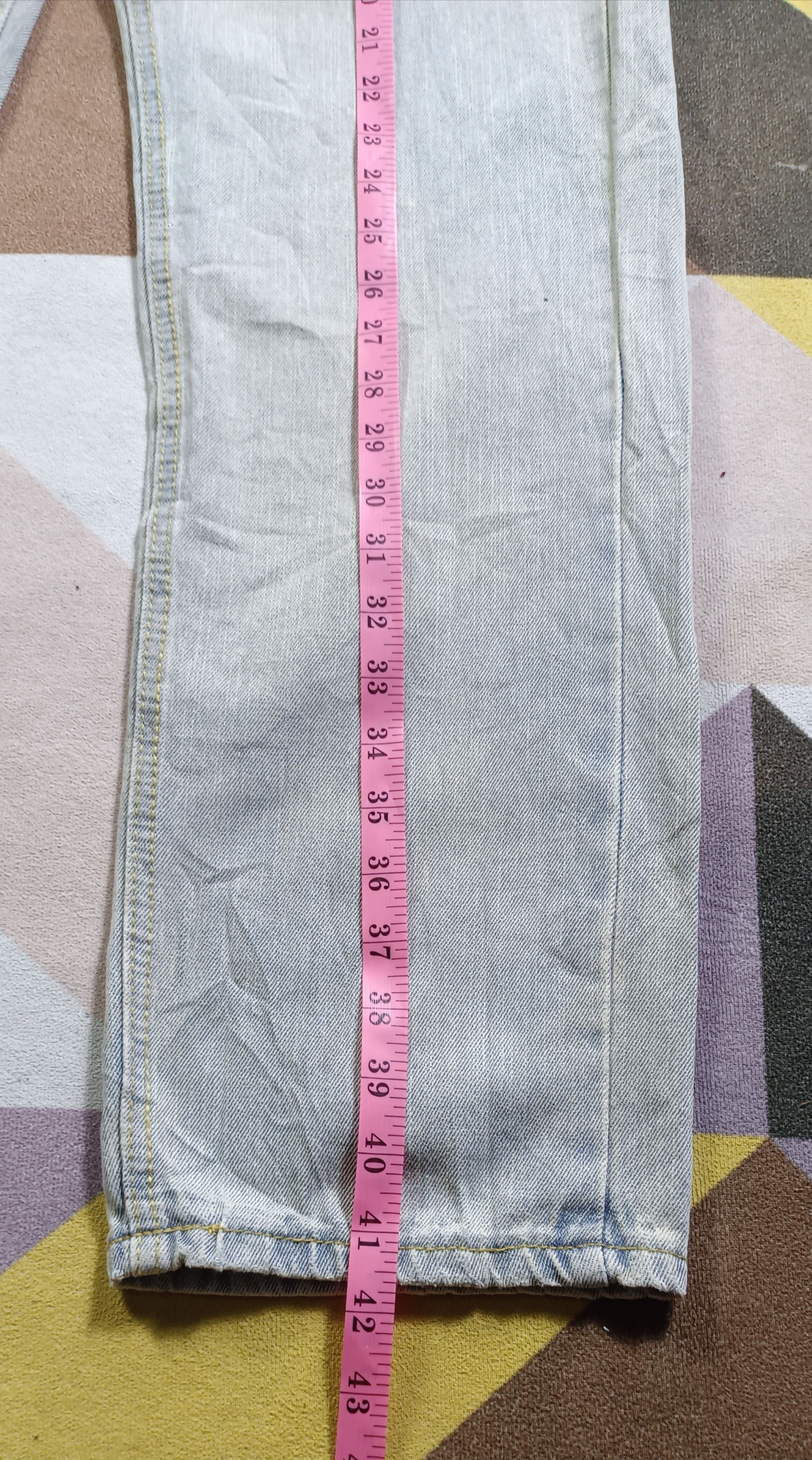 Japanese Brand Vintage🔥Day Closet Baggie Distressed Denim Size US 28 / EU 44 - 18 Thumbnail