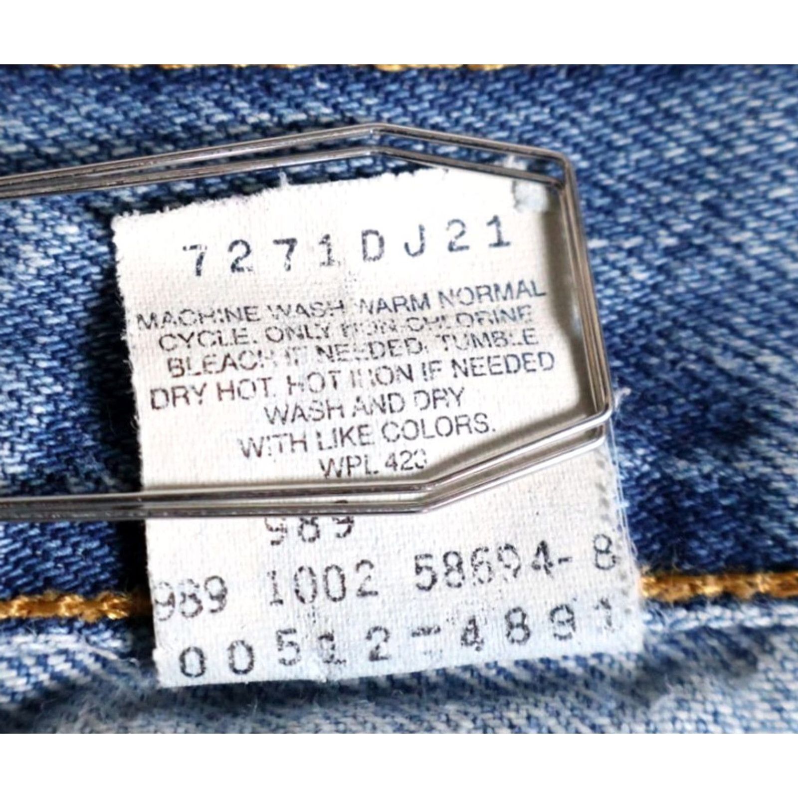 Levi's VINTAGE Levi's 512 Jeans Slim Tapered 31 x 31 Blue Denim Men 2000s 90s Grunge Retro Hipster Classic Jeans Mens Size US 31 - 4 Thumbnail