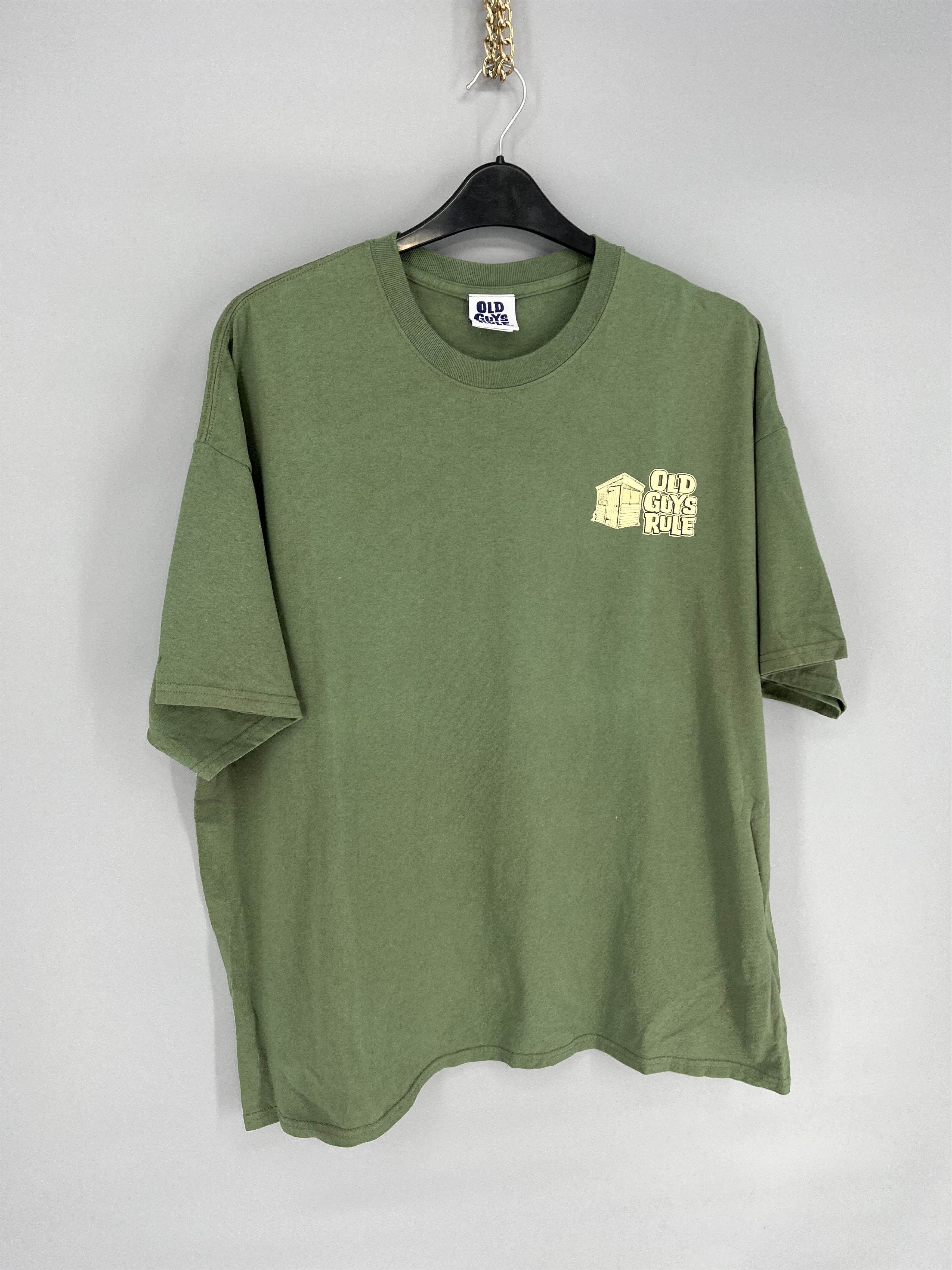 Japanese Brand Vintage Y2K Old Guys Rule T-Shirt Big Logo Size L Size US XXL / EU 58 / 5 - 2 Thumbnail