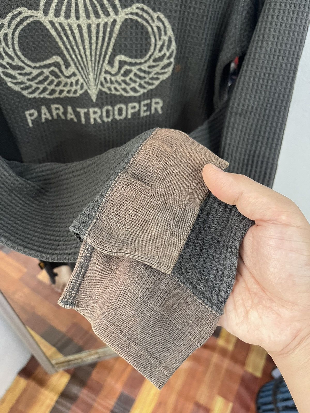 Alpha Industries Alpha Industries Paratrooper Waffle Shirt Japan Size US S / EU 44-46 / 1 - 4 Thumbnail