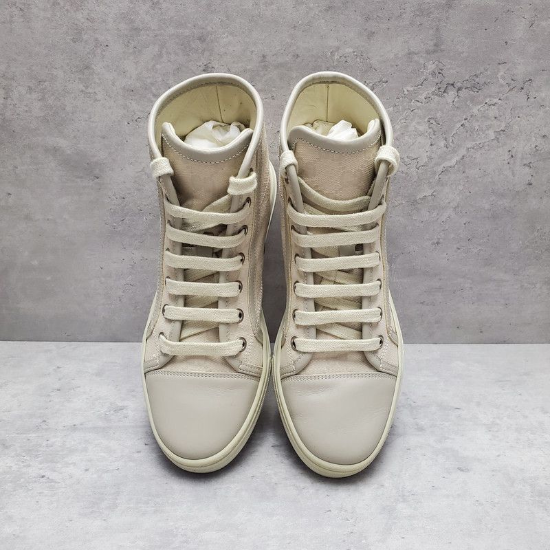 Other Gucci Monogram White High-Top Canvas Sneakers -2508 Size US 5 / IT 35 - 1 Thumbnail