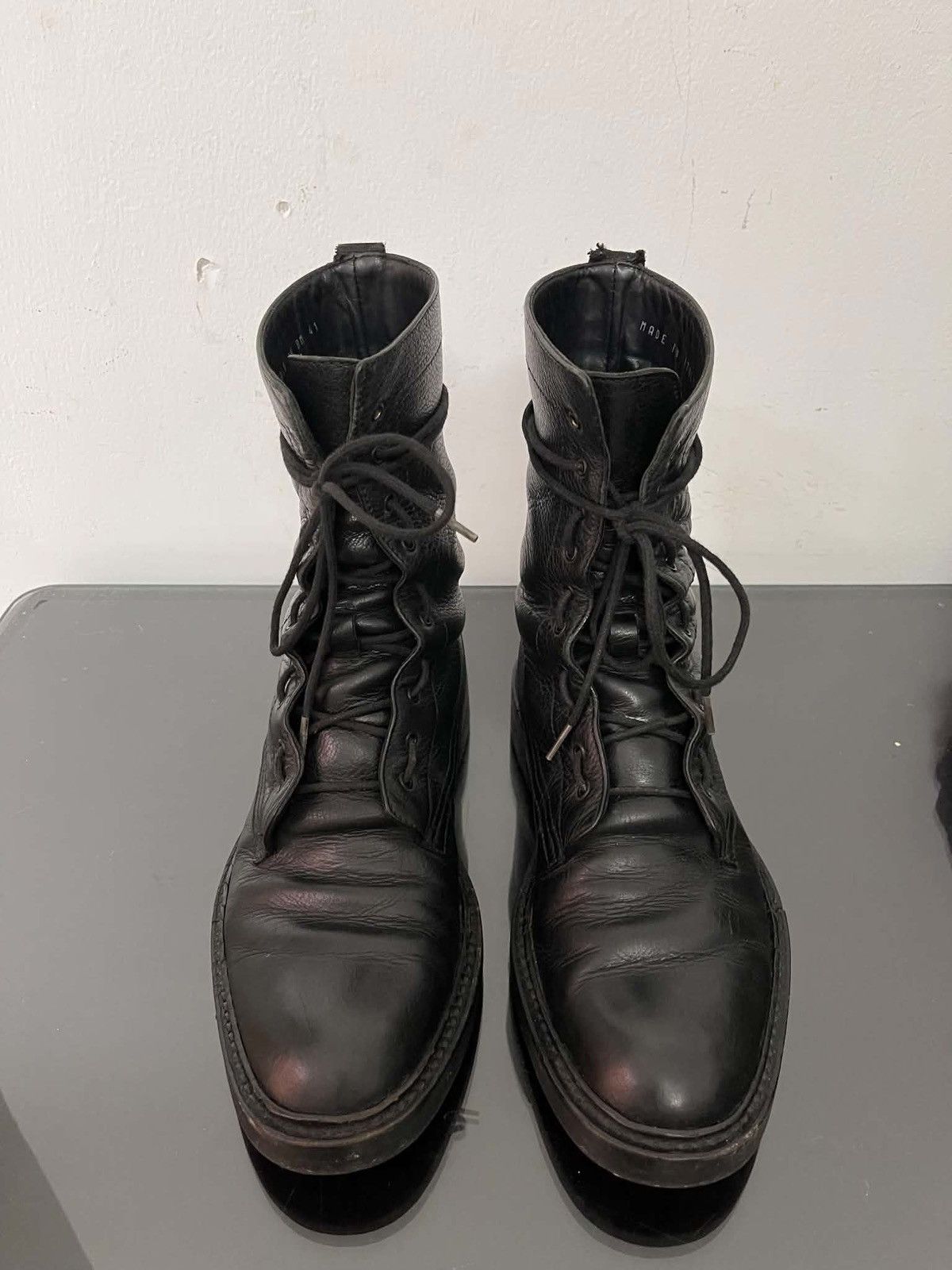 Dior DIOR HOMME AW07 "Navigate" COMBAT BOOTS BY HEDI SLIMANE Size US 8.5 / EU 41-42 - 2 Thumbnail
