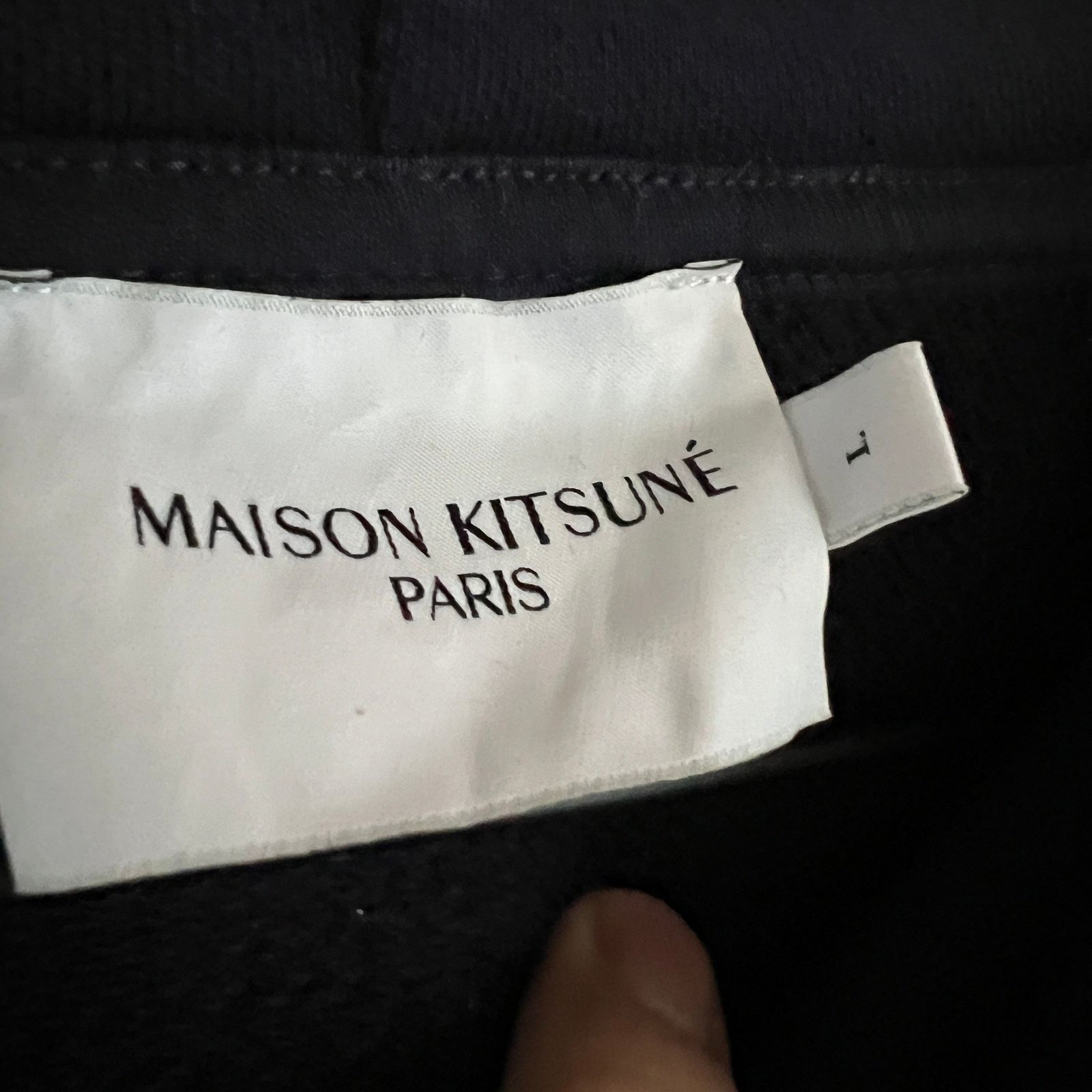 Maison Kitsune Maison Kitsune Men's Chillax Fox Navy Sweatshirt Hoodie L Size US L / EU 52-54 / 3 - 4 Thumbnail