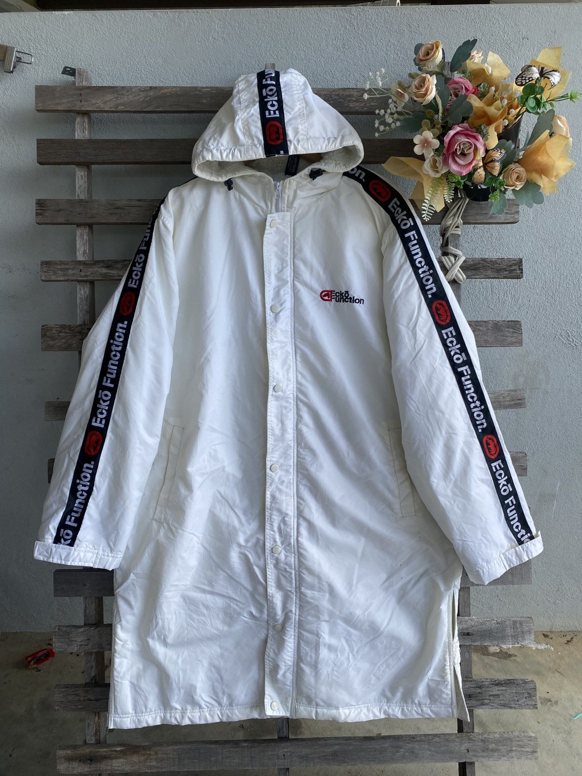 Ecko Unltd. 2000s Ecko Side Tape Coach Jacket - sherpa inner Size US L / EU 52-54 / 3 - 3 Thumbnail