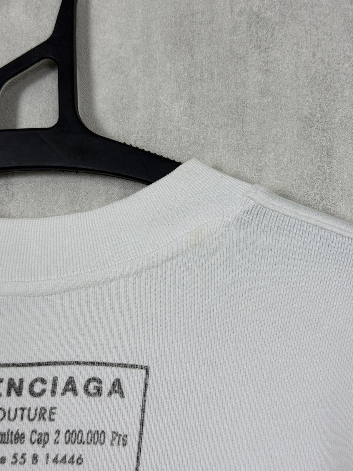 Balenciaga Balenciaga Couture Women’s White Long Sweatshirt Size S Size S / US 4 / IT 40 - 20 Thumbnail