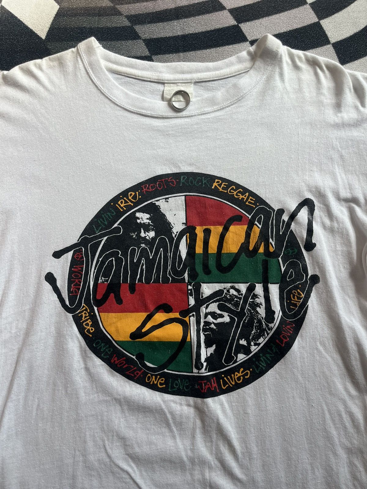 Band Tees Vintage Jamaican Style Reggae Peace Art work 90’s Tshirt Size US L / EU 52-54 / 3 - 5 Thumbnail