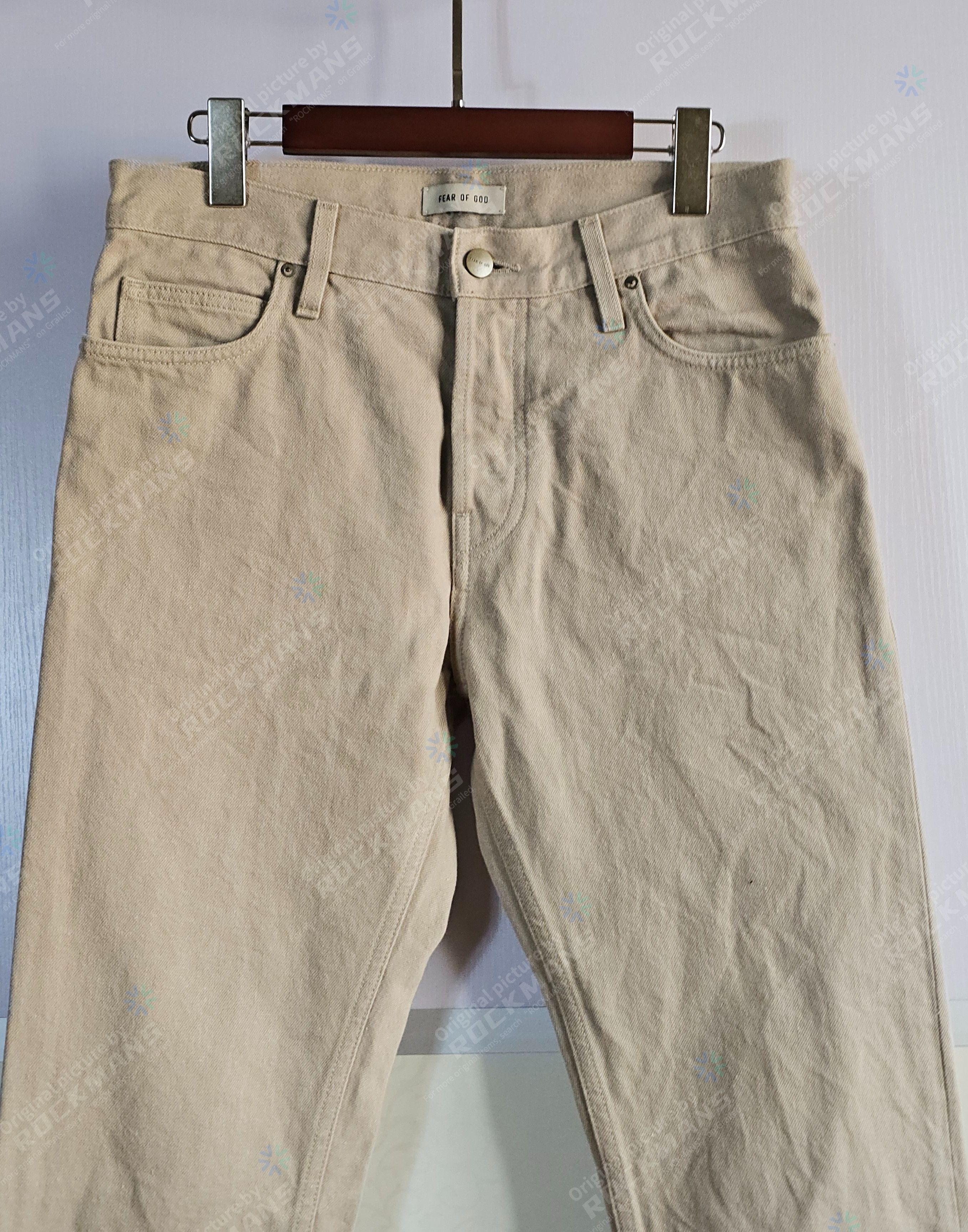 Fear of God Fear of God Straight 5-Pocket Jeans in Washed Dune Size 30 Size US 30 / EU 46 - 2 Thumbnail