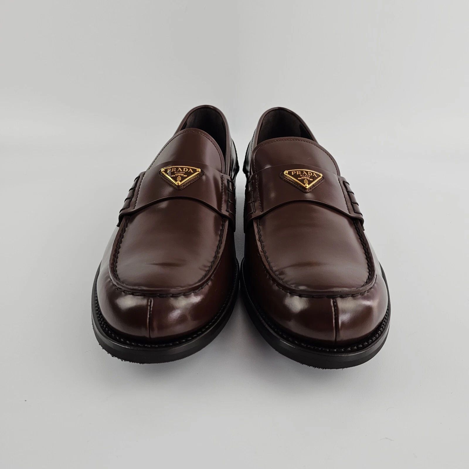 Prada PRADA Briarwood Brushed Leather Loafers New Authentic Size US 9.5 / EU 42-43 - 4 Thumbnail