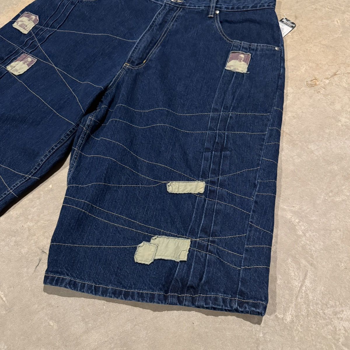 Makaveli Brand New Vtg 2000s Makaveli Tupac Baggy Jorts Y2K Skater Size US 40 / EU 56 - 3 Thumbnail