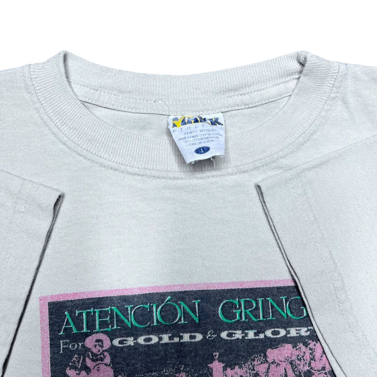 Other × Vintage Vintage 1990s Pancho Villa Atención Gringo Viva México Tee Size US L / EU 52-54 / 3 - 4 Thumbnail