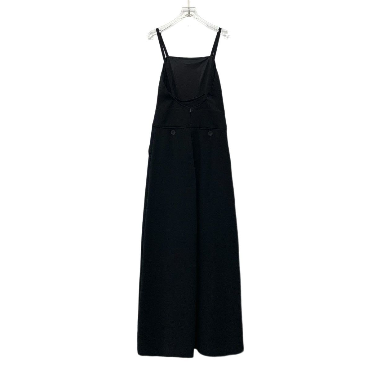 Max Mara Max Mara Black Camisole Button-Embellished Jumpsuit K26WX Size 25" / US 0 / IT 36 - 2 Thumbnail