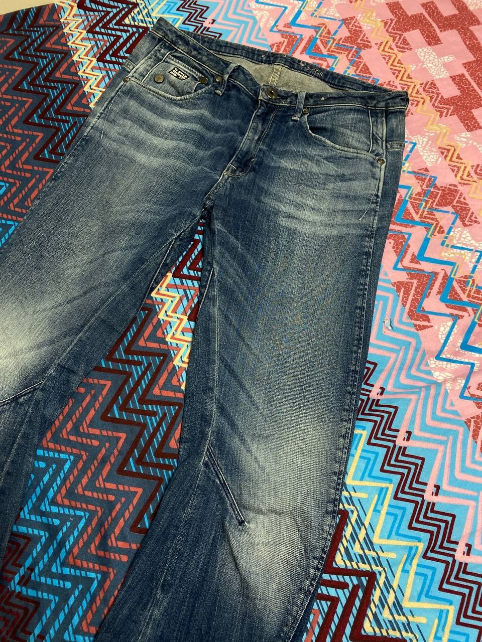 G-Star Vintage Y2K jeans denim pants stone washed Size US 30 / EU 46 - 13 Thumbnail