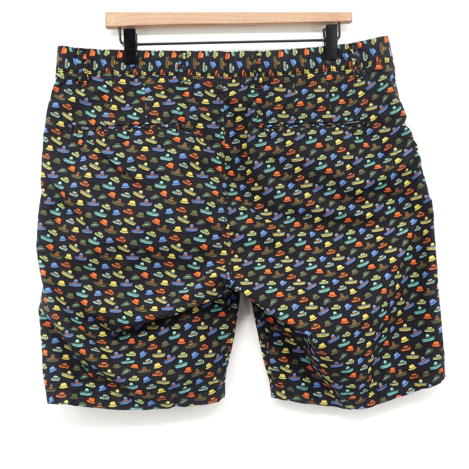 Scotch & Soda Scotch & Soda Men's Poolside Shorts Colorful Hats Print Sz 36 Size US 36 / EU 52 - 2 Thumbnail