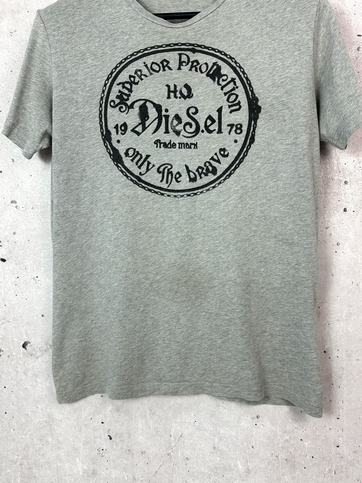 Diesel Vintage Diesel Grey Printed T-shirt Size US M / EU 48-50 / 2 - 3 Thumbnail